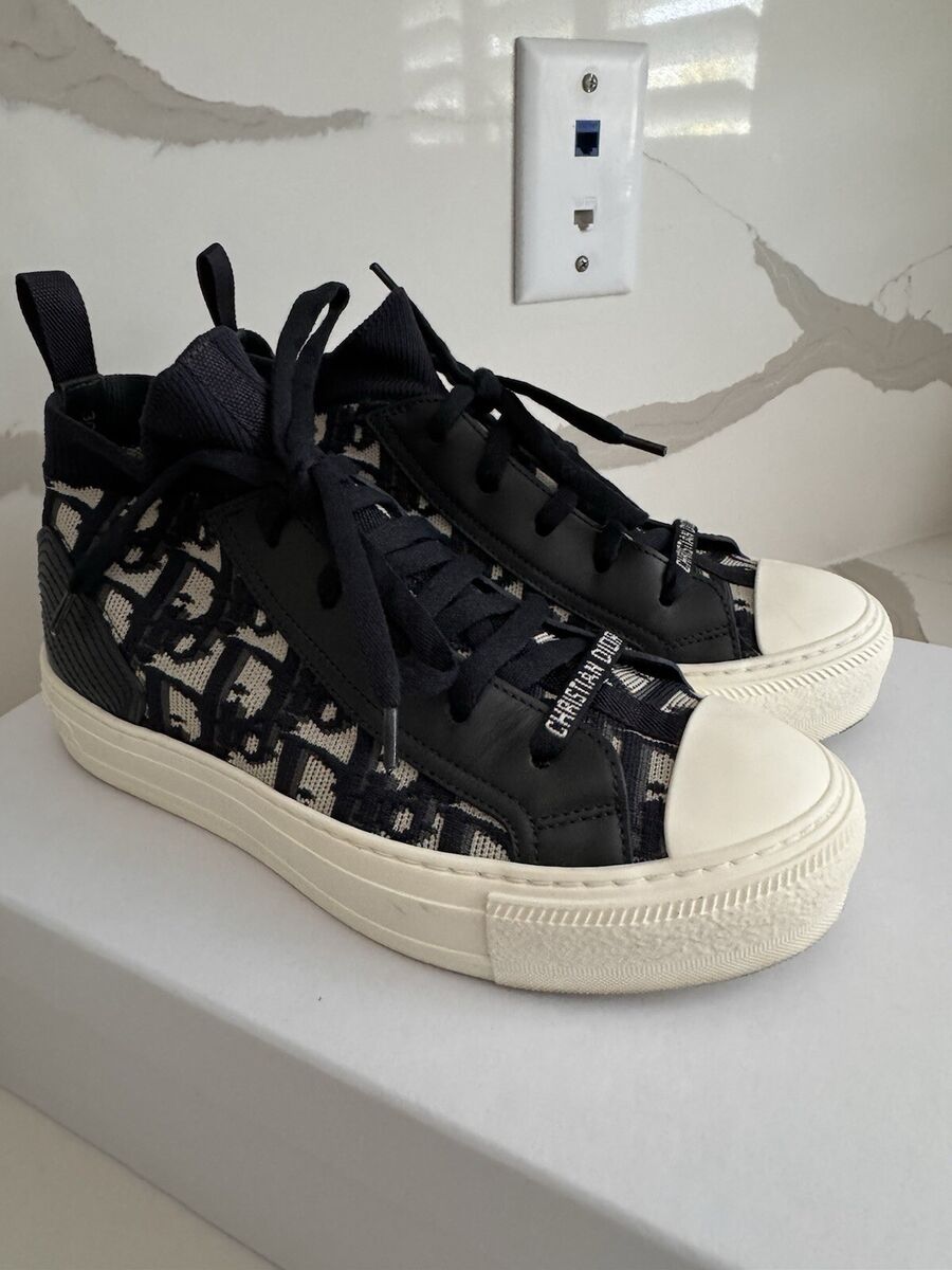 Christian Dior Walk n Dior Navy Oblique Technical Size 36.5 Christian Dior Walk n Dior Navy Oblique Technical Size 36.5