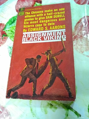 Assignment Black Viking by Edward S Aarons (C)1967 Gold Medal VG C