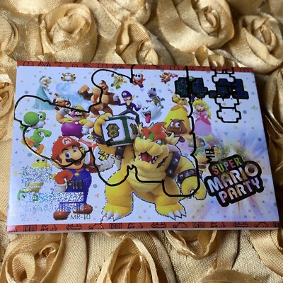 SUPER MARIO PARTY Peach Bowser Dice MR Goddess Story Anime Waifu Girl Foil Card