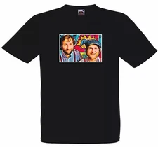 Pop Rock Legends Chas And Dave Pop Art Style T-Shirt Unisex Adult Cotton