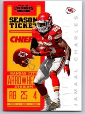 2012 Panini Contenders 48 Jamaal Charles Kansas City Chiefs Football Card