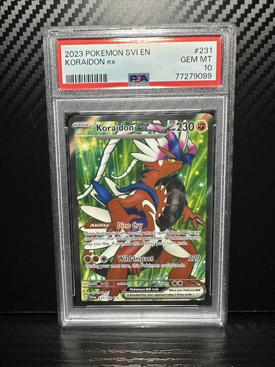 Miraidon ex #253 Secret Rare Gold PSA 10