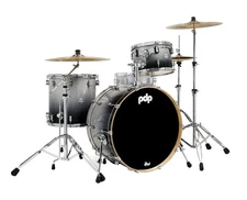 PDP Concept Maple 3-Piece Rock Shell Pack - Silver to Black Fade