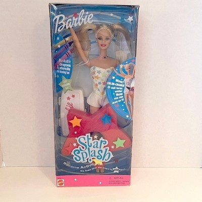 2000 Star Splash Barbie Doll Bathtime Activity Set #29260