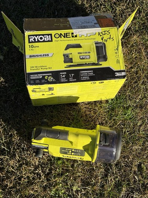 #ad Ryobi ONE HP 18V Transfer Pump RY20WP182K READ DESCRIPTUION FOR PARTS $49.99