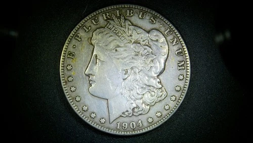 1904-S Morgan Silver Dollar VF/XF Detail. Minor Scraches on Cheek. Great Details