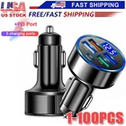 4 USB Port Super Fast Car Charger Adapter for i Phone Samsung Android Phone LOT