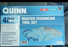 quinn 428 piece master technician tool set mechanic metric sae