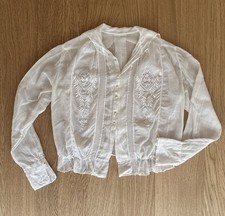 Vintage Georgian White Blouse