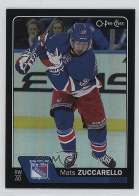 2016-17 O-Pee-Chee Black Rainbow Foil 86/100 Mats Zuccarello #404 z7j
