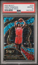 23-24 Panini Select - Courtside Amen Thompson #274 Light Blue Disco Prizm /99 RC