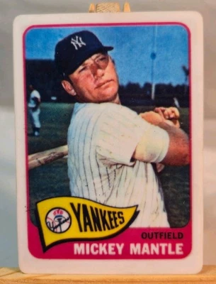 Mickey Mantle – Keramik Sammelkarte – 1965 Topps Design (Edition 1994) VINTAGE - Bild 1 von 2