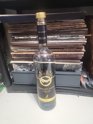 BELUGA TRANSATLANTIC RACING RUSSIAN VODKA 750ml SPECIAL EDITION EMPTY BOTTLE