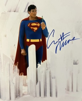 Christopher Reeve Signed Photo with COA Autograph Superman Clark Kent ...