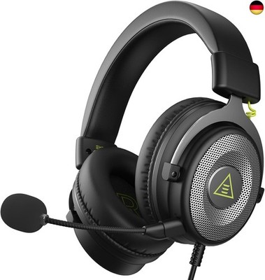 EKSA E900 Gaming Headset, PC Headset mit Abnehmbar Mikrofon mit