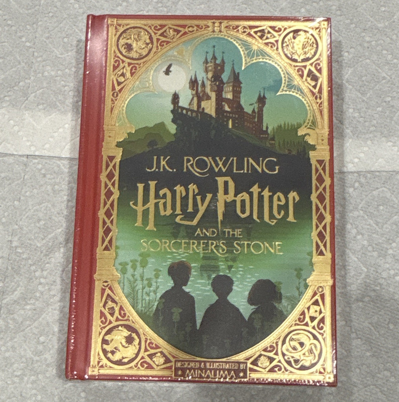 Scholastic Harry Potter Sorcerer's Stone MinaLima Edition Hardcover Illustrated