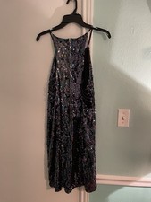 Fashion Nova Black Dress W/ Iridescent Sequins Size 3xl