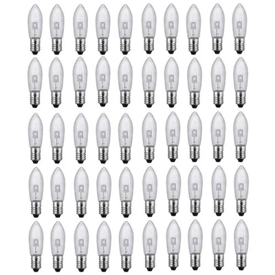 10-300 E10 10-55V LED Topkerzen Riffelkerzen Spitzkerzen Ersatz Lichterkette DE - Bild 1 von 4