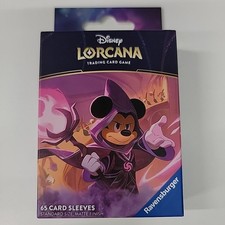 Disney Lorcana - Deck Protectors - MICKEY MOUSE Wayward Sorcerer 65 Sleeves