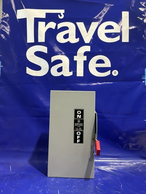 #ad GE 60 Amp 600V Non Fusible Safety Switch 3P THN3362 🟦 $197.00