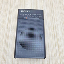 VTG Sony Portable AM FM Radio ICF-P26 Battery Operated Pocket Radiow/Antenna