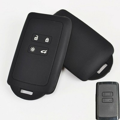 Remote Silicone Key Cover Case Fits Renault Kadjar Espace Clio 16 18 2020 Black