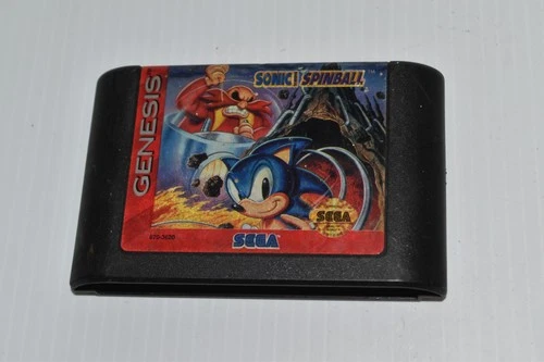 SONIC SPINBALL SEGA GENESIS Cartridge Only -TESTED(SZY52)