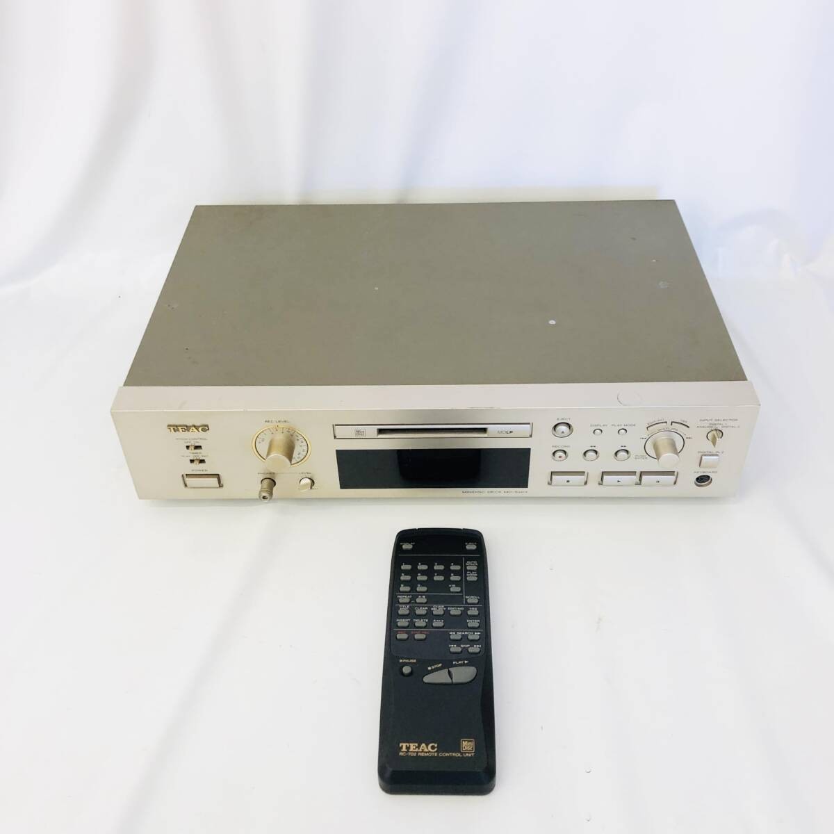 TEAC MD-5 MKII 純正リモコン MDレコーダー　LP対応　mk2 ジャンク品 TEAC MD-5 MKII 純正リモコン MDレコーダー