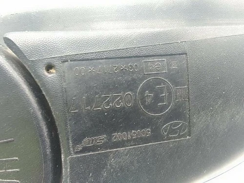 E4022717 door mirror right hand for HYUNDAI I10 (PA)(2007- ) 1.1 STYLE 2028453