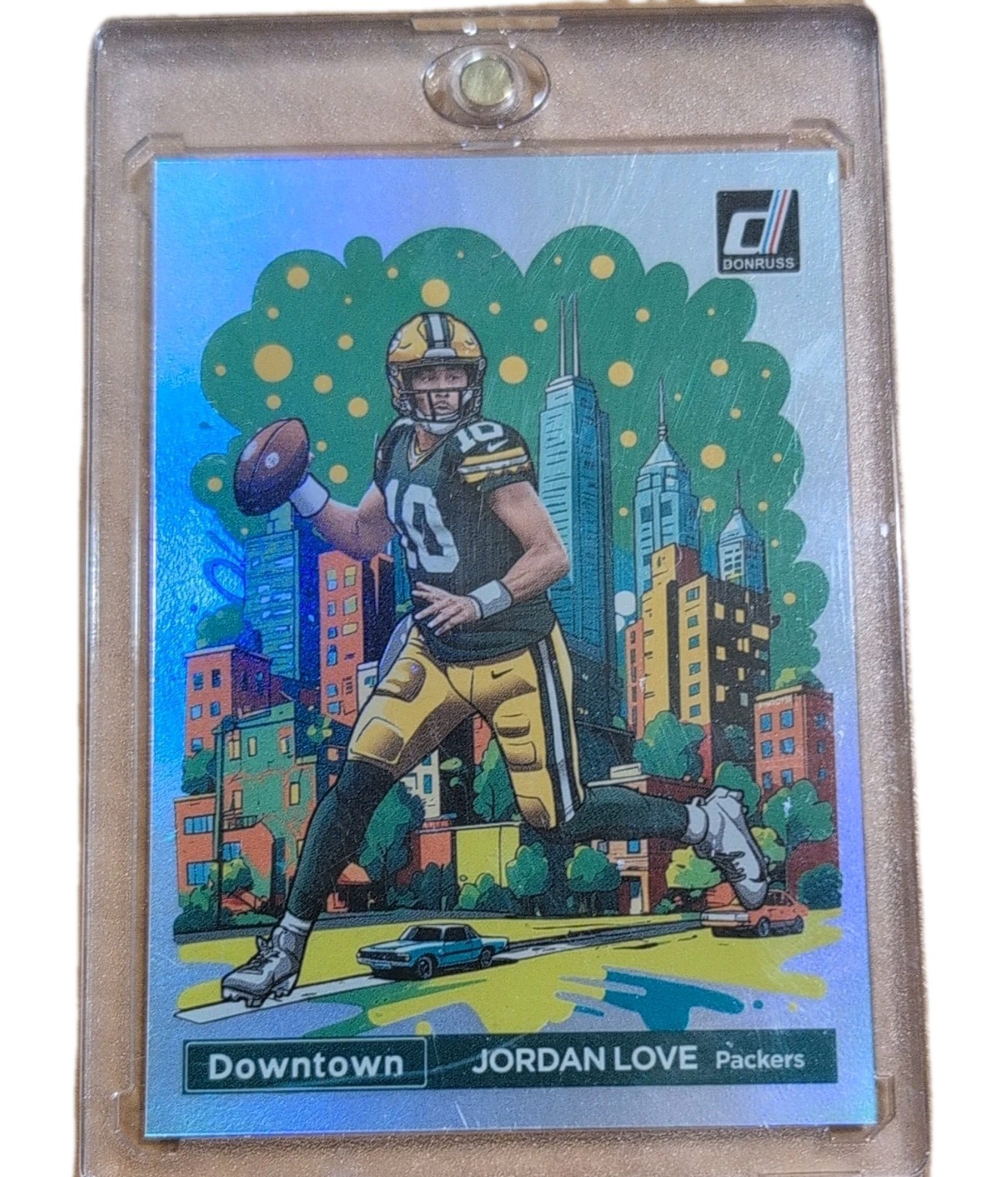 2024 Panini Donruss Downtown! Jordan Love #5 Green Bay Packers NFL Football