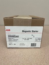 CR306C002 STARTER, 120V COIL. FACTORY SEALED.  ABB (FORMERLY GE).