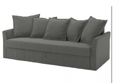 Brand New IKEA HOLMSUND Cover for 3-seat sofa-bed, Borgunda dark grey,305.522.45