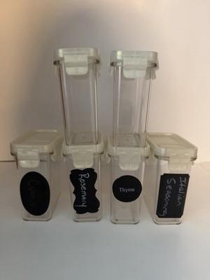 8 Lock & Lock Spice Small Contain Airtight Snap Lid