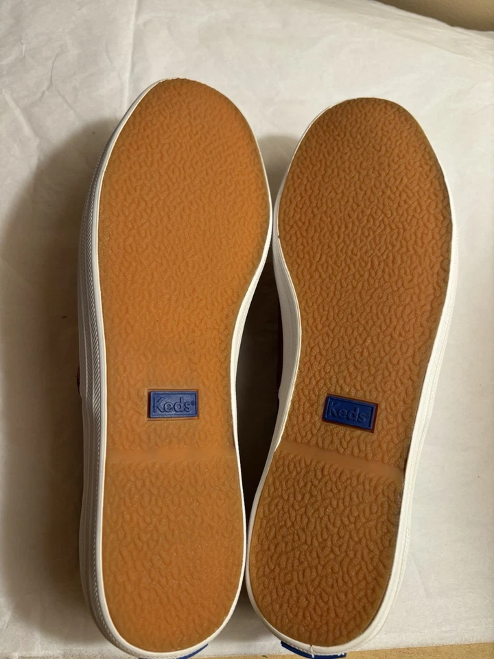 Keds Champion Premium Leather Cognac Sneakers Size 7.5 Never Worn - Image 4 of 4