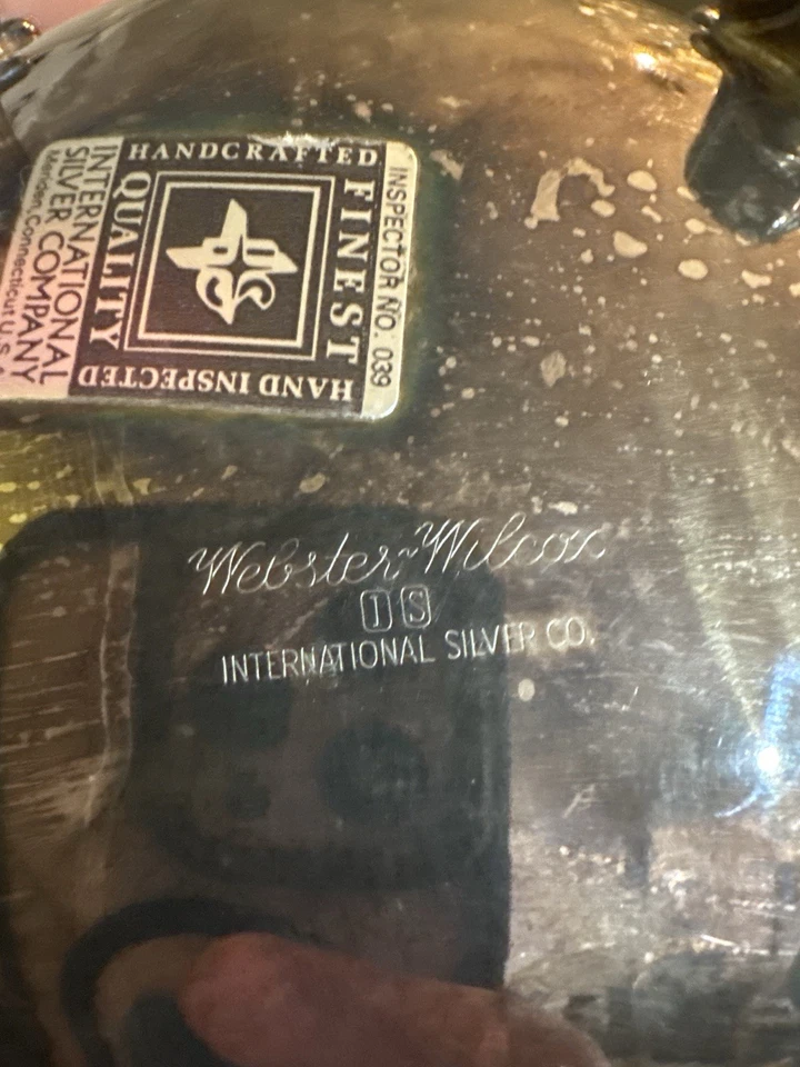Jarro de água vintage Webster Wilcox International Silver Co. Silverplate – EUA - Imagem 2 de 4