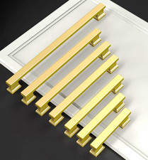 Amerdeco Brushed Gold Cabinet Handles 35PCS (...