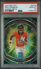 2024 Panini Spectra - Gamma Troy Franklin #G-TFN Meta Prizm /30 (RC) PSA 10