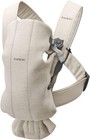 BabyBjörn Baby Carrier Mini, 3D Jersey, Light Beige