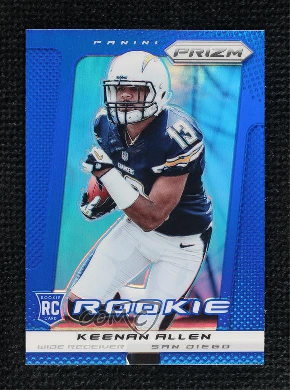 2013 Panini Prizm Rookie Wal-Mart Blue Prizm Keenan Allen #252 Rookie RC 02b5