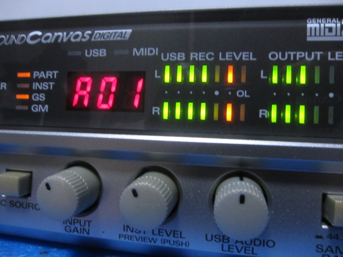 Roland SC-D70 Sound Canvas Sound Module Tested Good Condition