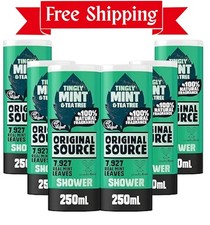 Original Source Mint and Tea Tree Shower Gel, Pack of 6 x 250 ml 4.93 per litre