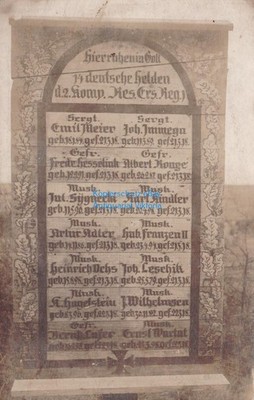 FotoAK Reserve-Ersatz-Regiment Nr. 1 Soldatenfriedhof jetzt Saint-Laurent-Blangy