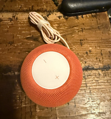 Apple HomePod mini Smart Speaker Orange Bluetooth Siri Compatible