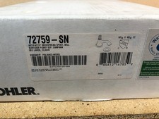 Kohler K-72759-SN Artifacts Bathroom Sink Spout Bell Design, Polished Nickel