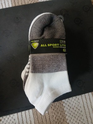 Sof Sole All Sport Lite Women's No Show 6 Pair Shoe Size 5-10 New