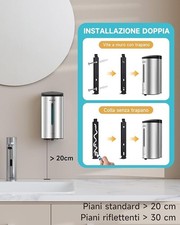 Portasapone con ventosa (14×8,5×11,5 cm), senza fori, riutilizzabile, rotazione a 360° | Leroy Merlin