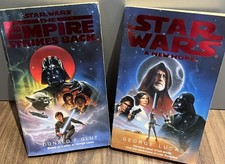 2x Vintage Star Wars B&uuml;cher. Eine neue Hoffnung & Das Imperium schl&auml;gt zur&uuml;ck. Kostenlose Lieferung