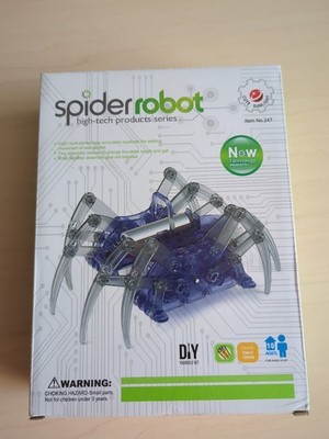 Spider Robot High Tech Products Series Kit. No. 247 DIY Sealed Contents Age 10