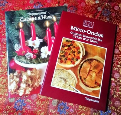 Konvolut 2 Bücher Winterküche - Mikrowelle - Tupperware