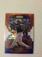 2022 Prizm Baseball Tier II Base Blue #190 Josh Bell - Washington Nationals